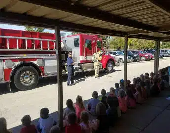 Jones Fire Department School Field Trip